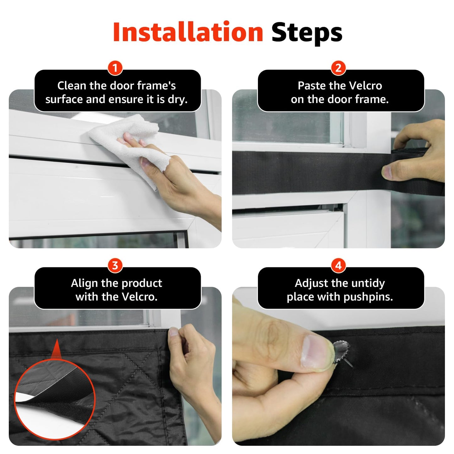 Oiyeefo Winter Garage Door Screen,16 x 7Ft Garage Door Insulation Kit 2 Car, Magnetic Thermal Insulated Garage Cover Curtain,Heavy Duty Garage Privacy Screen, Weatherproof Soundproof, Blackout