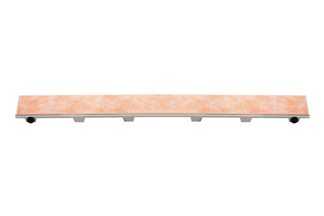 Schluter Kerdi-Line Frameless Grate Assembly for Ceramic & Stone Tiles - Use with Center Outlet Channel Body - Tile Design, 20" Length - KL1DRE50