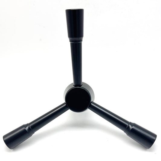 YOSEC Black 3 Spoke Safe Handle Replacement for Most Gun Safe cabinets, Depository safes, Vault Doors and Fireproof safes