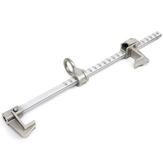 Zonon Steel-aluminum Sliding Horizontal Beam Anchor, Fall Protection Adjustable Beam Anchor Suitable for 2.9 to 18.9 Inch I-beams or H-beams with a Thickness up to 1.18 Inches