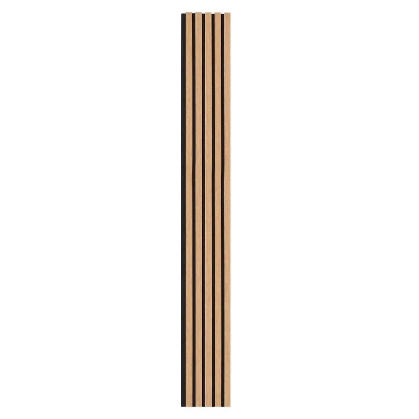 VEVOR Wood Slat Acoustic Panels, 7.9 x 94.5 inch, MDF Accent Wooden Wall Panels for Modern Interior Wall Decor, Faux Wood Wall Board Panels for Noise Reduction, Light Oak