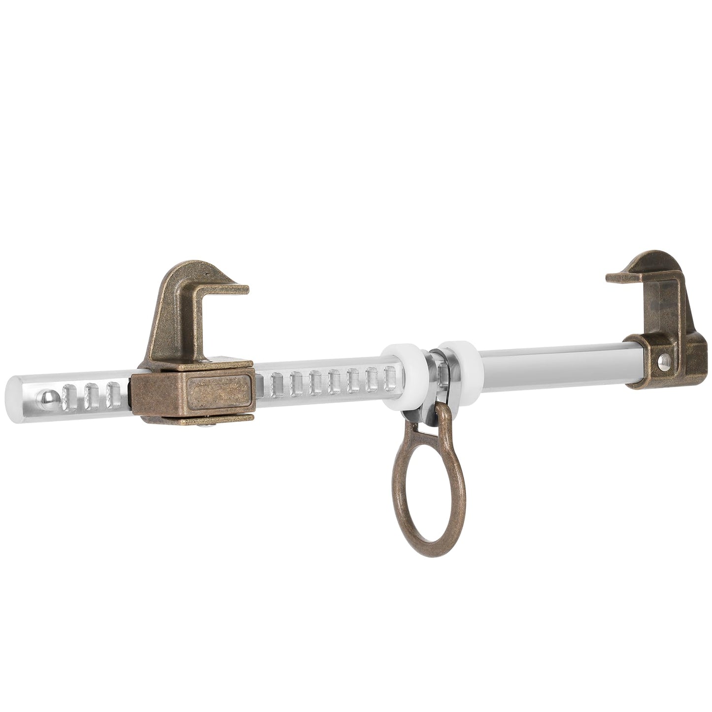 Aluminum Horizontal Sliding Beam Anchor, Fits 3.5 to 14 Inch Beams up to 1.25 Inches Thick, Adjustable to Fit I or H Fall Protection Beam Anchor,Meets or Exceeds ANSI & OSHA, Tool Free Installation