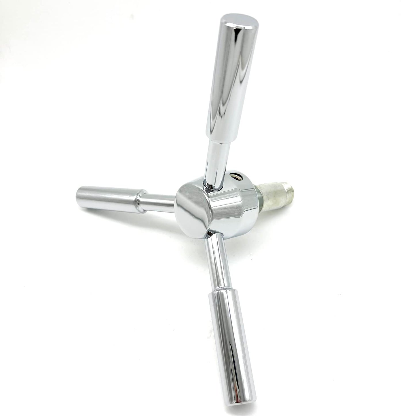 YOSEC Chrome 3 Spoke Gun Safe Handle for Rifle Safe, Deposit Safe and ATM Vault Doors