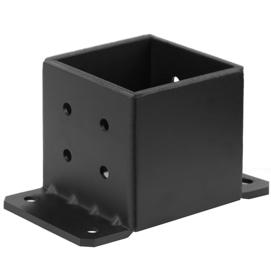 eoere 2 PCS 6x6 Post Base, 8-Gauge Heavy Duty Concrete Post Anchor Pergola Bracket for Deck, Porch Railing, Mailbox