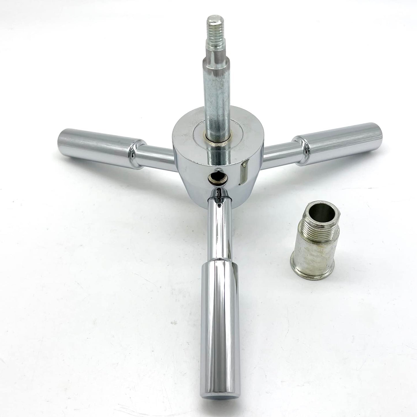 YOSEC Chrome 3 Spoke Gun Safe Handle for Rifle Safe, Deposit Safe and ATM Vault Doors