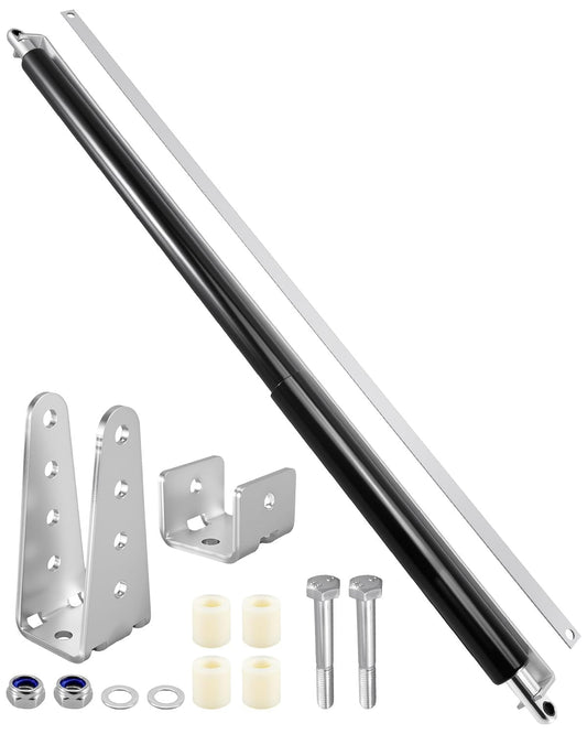 TB200B Gate Closer Fit for Gates 60 to 140 Lb 40 to 64 Inches Wide, Hydraulic Outdoor Gate Closer Fit for Farms Ranches Home Yards Open Stadiums