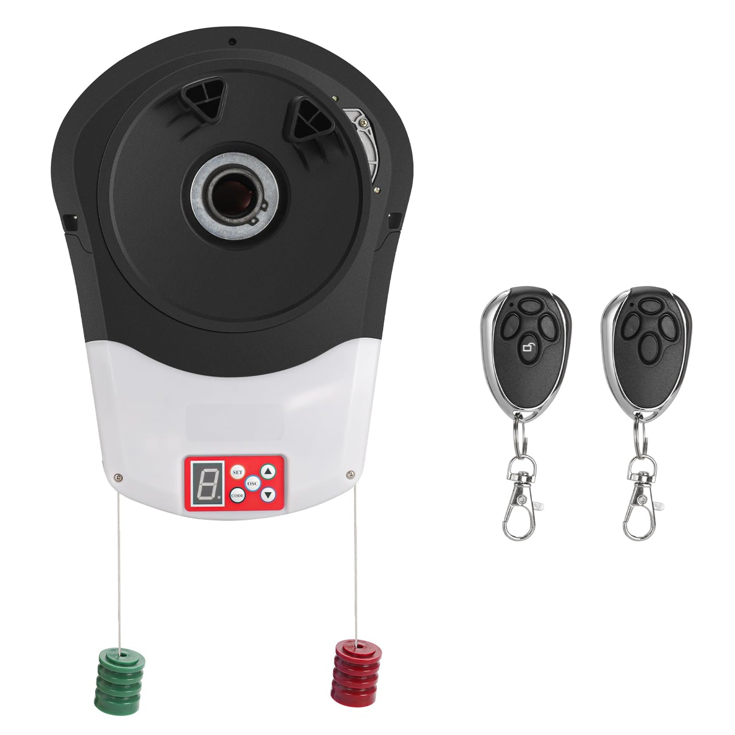 Automatic Roll Up Door Opener,Commerial Garage Roller Door Opener, Powerful 800N Motor Roller Door Opener for Garage Warehouse Store Barn Farm-Not Fit Flap