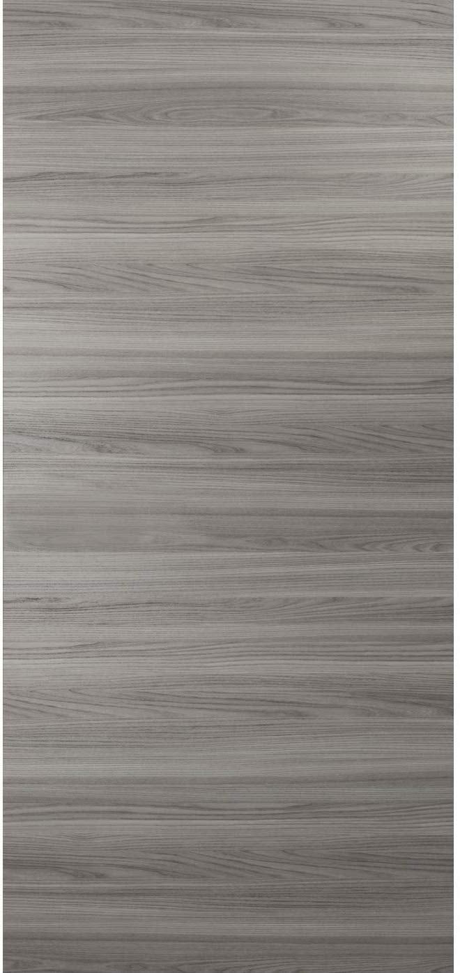 SARTODOORS Planum 0010 Interior Door Slab 36" x 96" Closet Sliding Flush Wood Ginger Ash No Pre Drilled