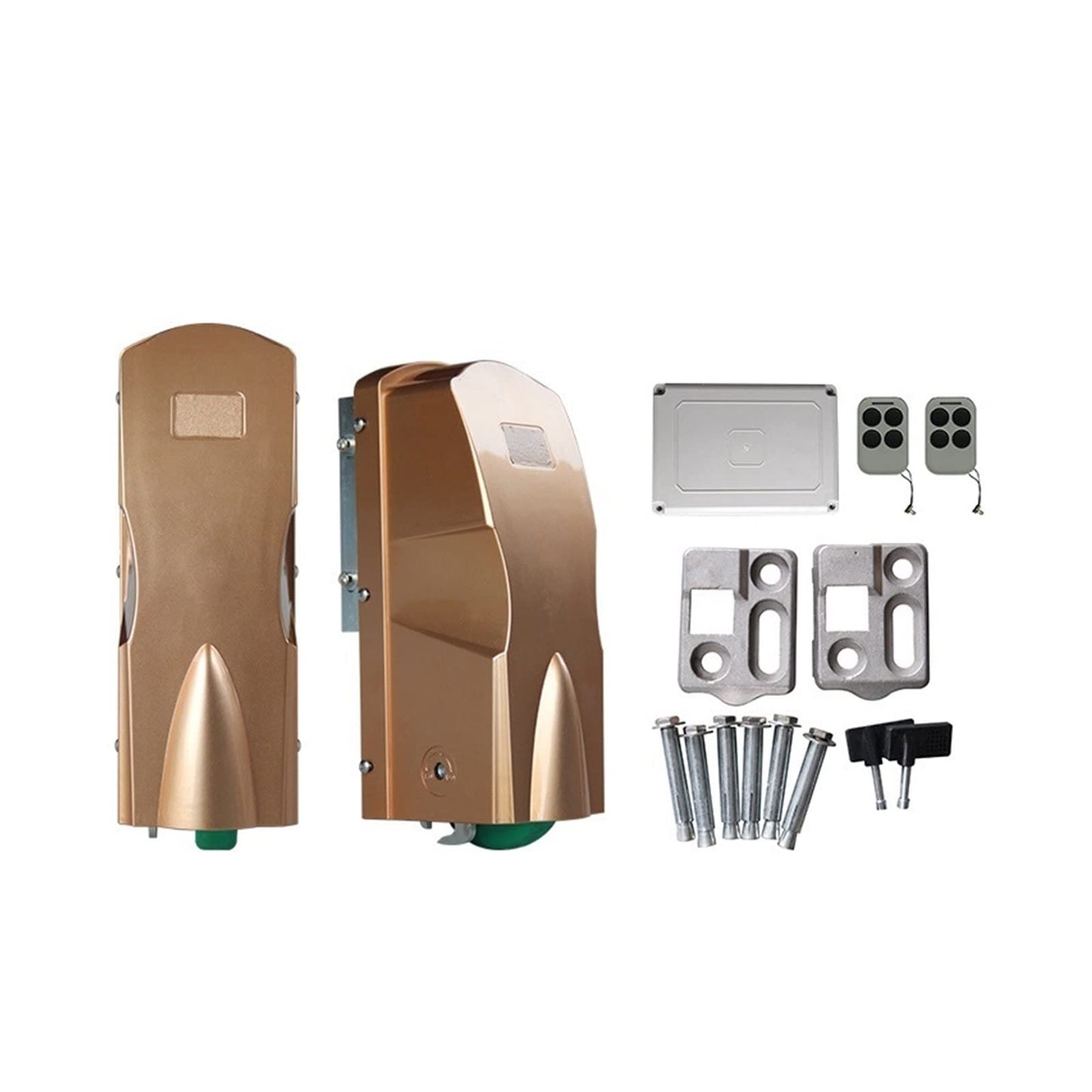 MZGYYD Automatic Gate Opener Kit Double Rolling Wheel for Dual Home Automatic Gate/Door Strong Engine Actuator