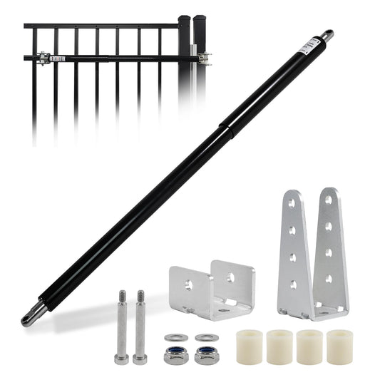 TB600 Outdoor Heavy Duty Gate Closer,High Grade Hydraulic Gate Closer for 150 to 250 Pounds in Weight,48 to 78 Inches in Width Suitable for Home Yard, Fences,Farms,Open Stadiums(Black)