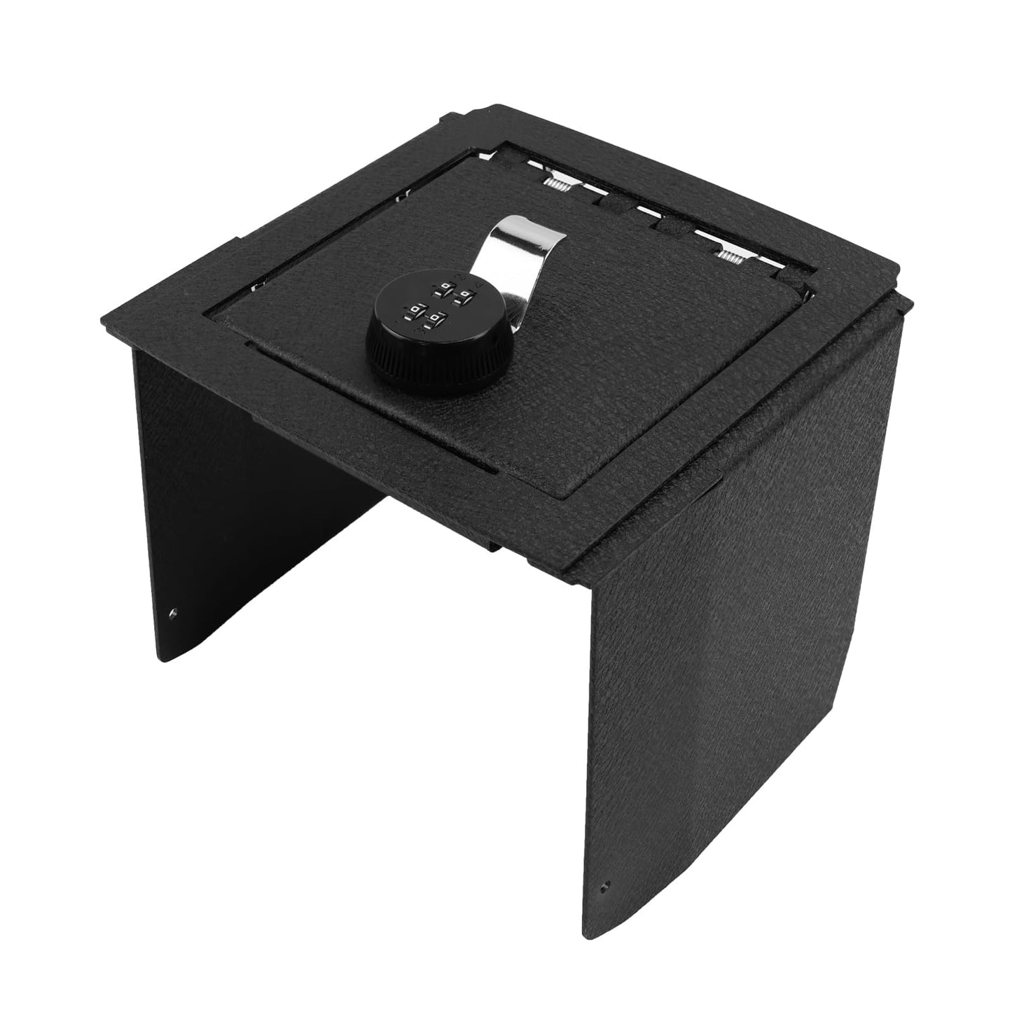 Center Console Gun Safe Vault - WASAI Vehicle Safe Vault Compatible with Ford Bronco 2025-2026, Anti-Theft High Security Armrest Lock Box with 4-digit Lock.