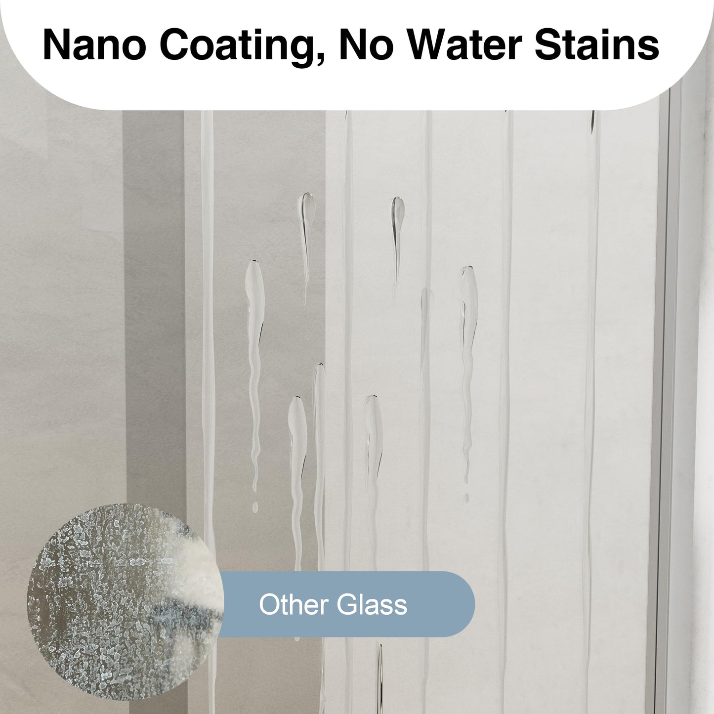 44-48" W x 71" H Pivot Swing Glass Shower Door, 1/4"(6mm) Clear Tempered Glass Pivot Frame Sliding Shower Door, Quiet-Close, Reversible Installation, SGCC Certified (Chrome-Pivot-B, 48''W x 71''H)