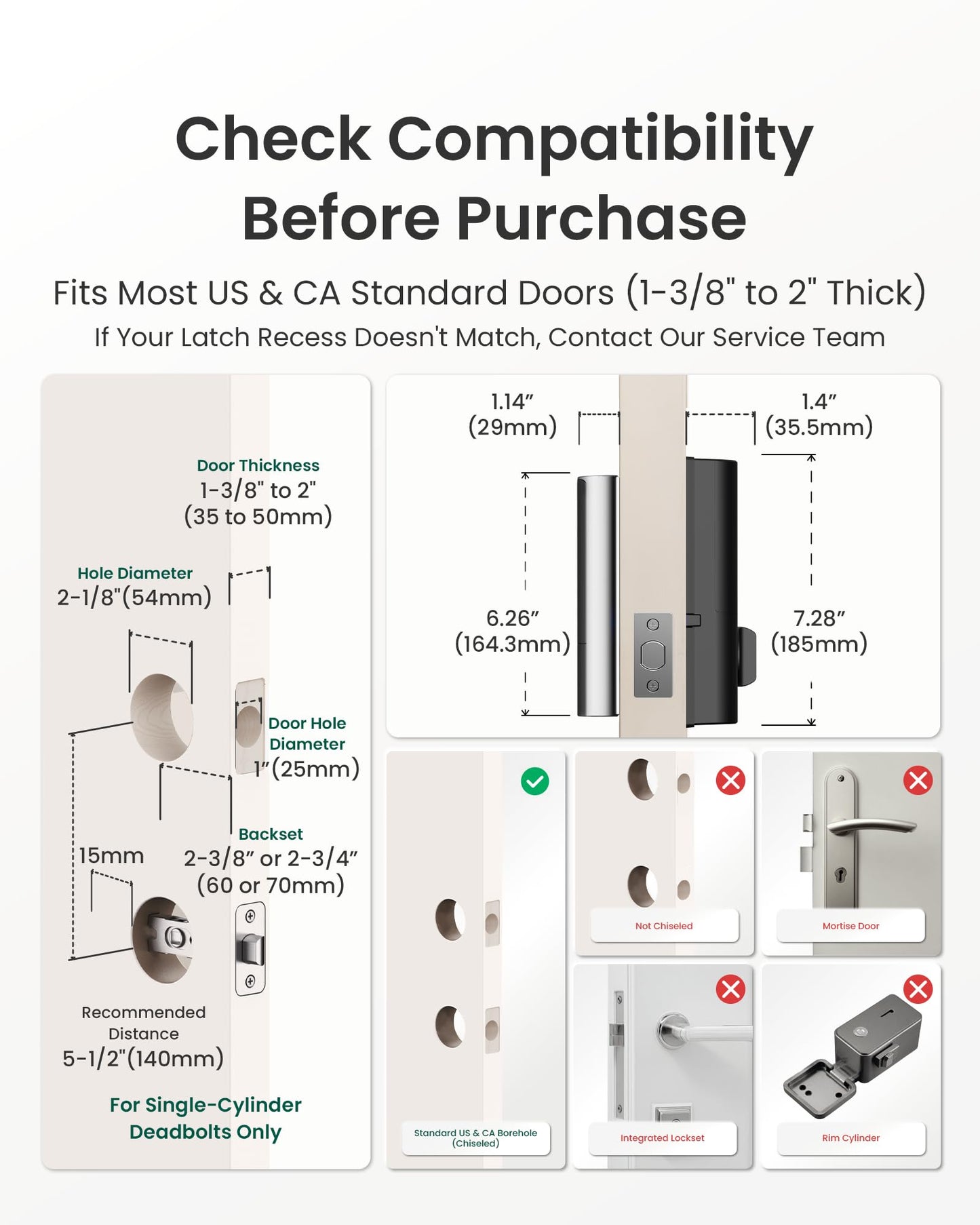 DESLOC Smart Lock K120 with GPT 3D Fingerprint, 15,000mAh Battery (Up to 16 Months), Keyless Entry Door Lock with Built-in WiFi, IP65 BHMA Grade 3 Deadbolt for Home, Rental & Airbnb, Black
