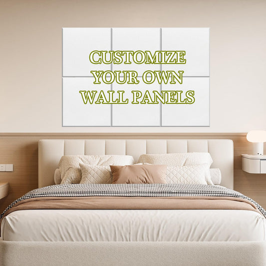 Personalized Soundproof Wall Panel, Custom Art Acoustic Panels Customized Acoustic Pannel Wall Art for Living Room Home & Office Decor 12 Inch X 12 Inch X 0.4 Inch (35.4INCH*23.6INCH 6PCS)