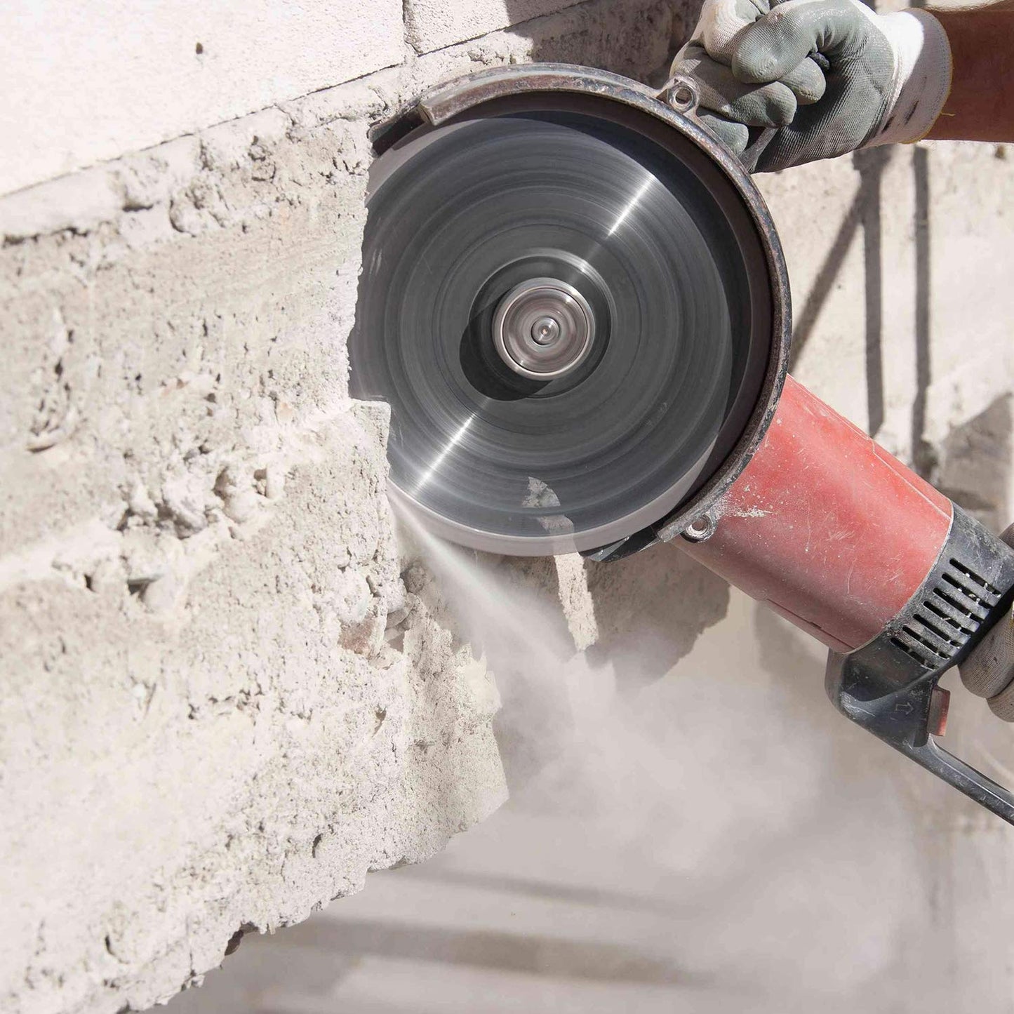 Laser Welded Diamond Blade 16 Inch — Diamond Cutting Wheel for Cutting Reinforced Concrete, Stone, Marble, Granite, Brick, Masonry — Diamond Saw Blade Segment Height 0.591 (15 mm) — GRAFF