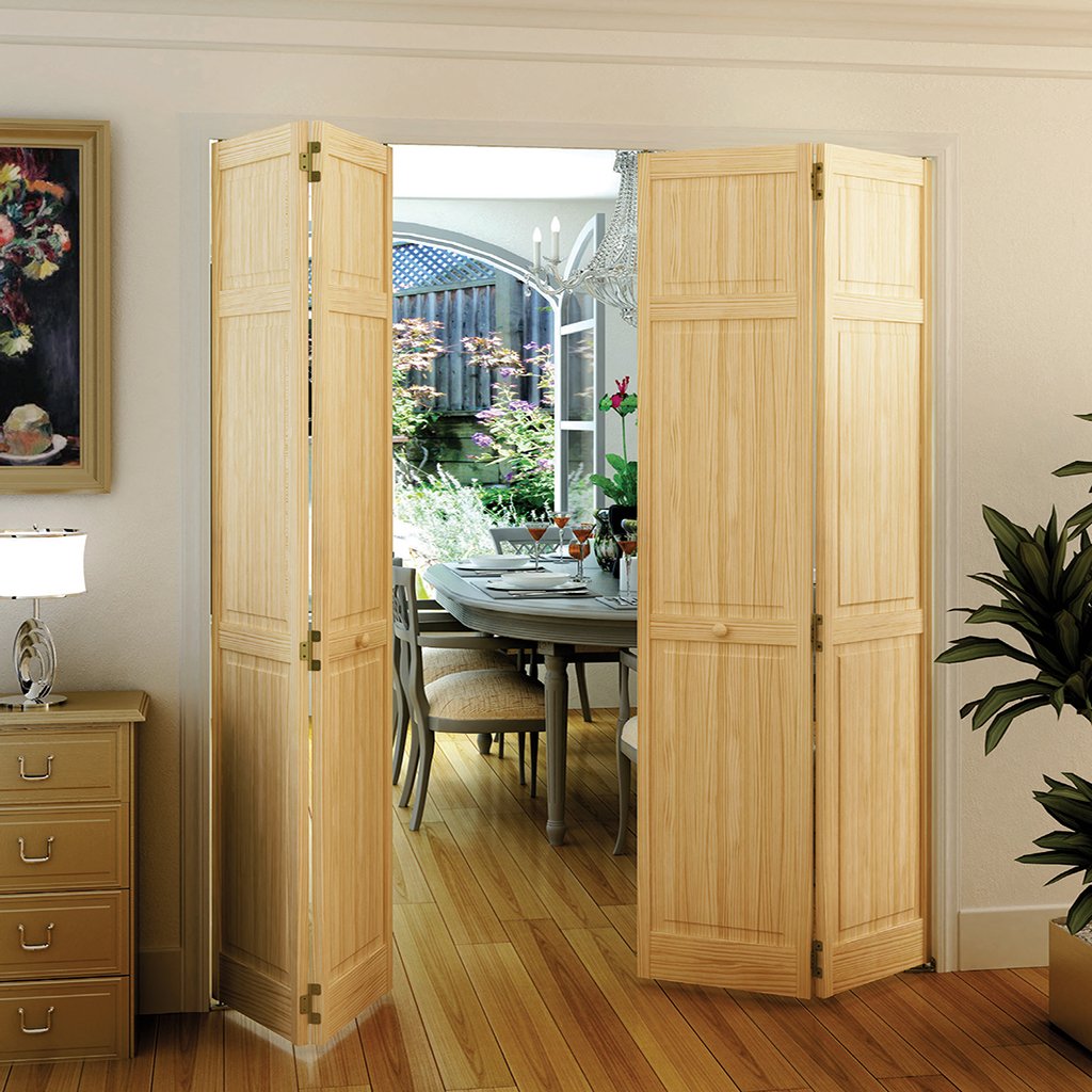 Kimberly Bay Closet Door, Bi-fold, 6-Panel Style Solid Wood (80x24)