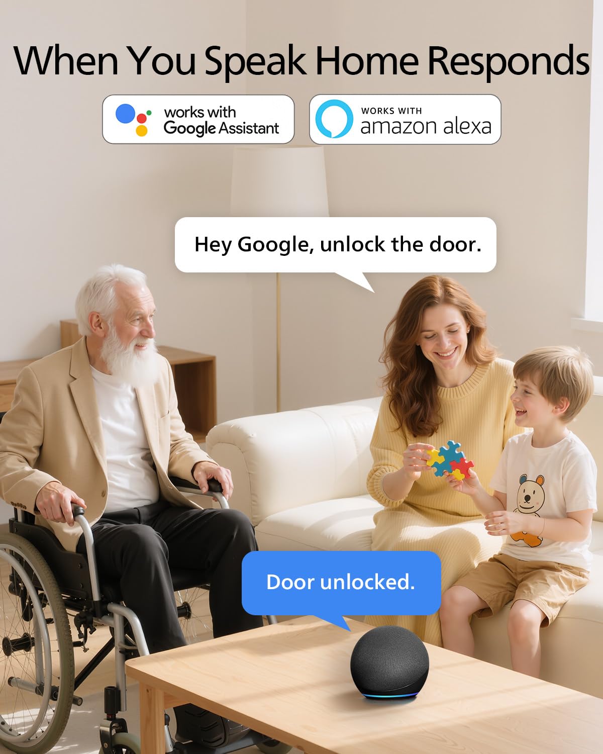 Philips Wi-Fi Door Lock, WiFi Smart Lock Keyless Entry Deadbolt for Front Door, Remote Control, Built-in WiFi, APP Fingerprint Passcode Unlock, Auto Locking