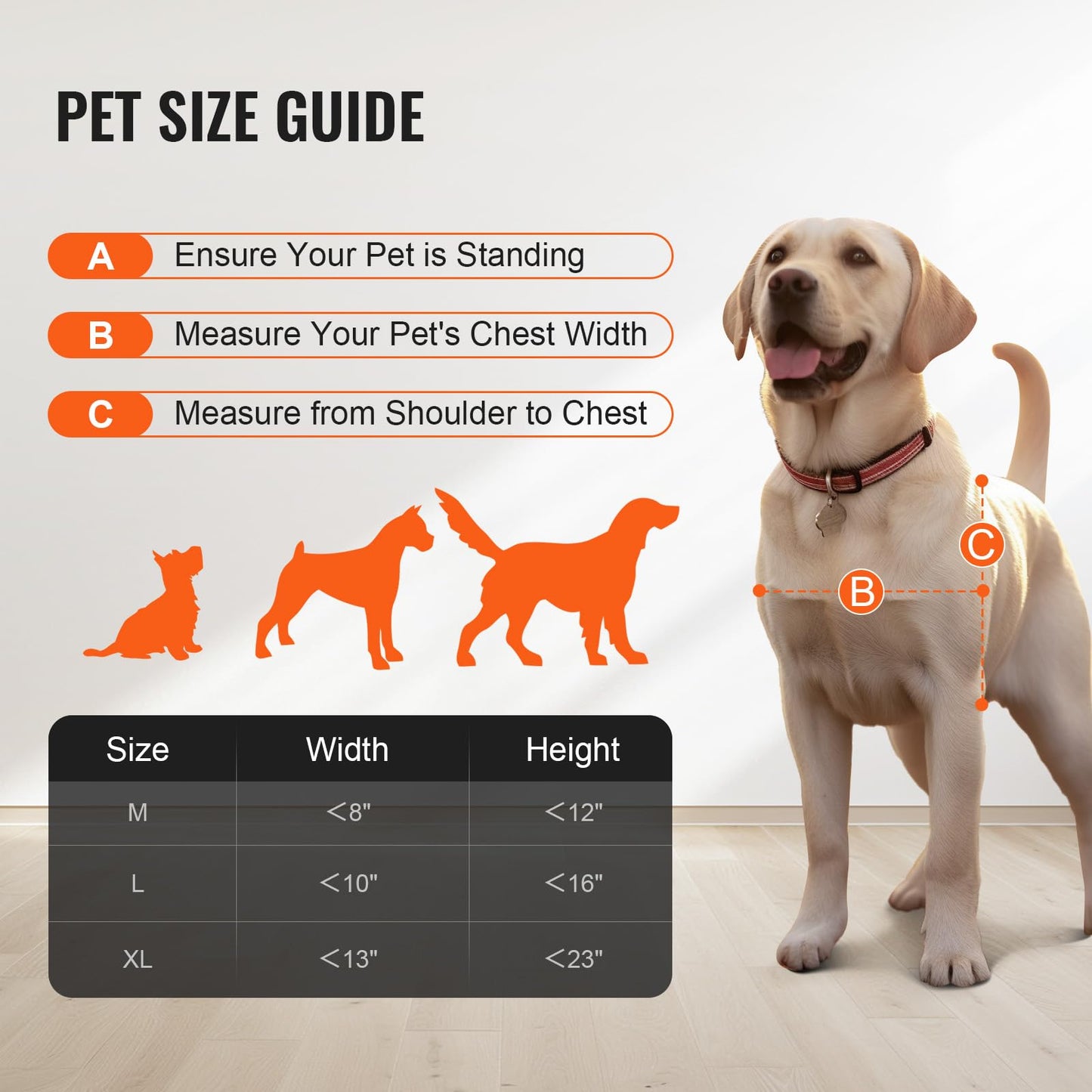 VEVOR Dog Door for Sliding Glass Door, 75 7/8"-80 11/16" Adjustable Height Doggy Door for Sliding Doors, Aluminum Frame Tempered Glass Pet Door with Hinge Structure Flap and Lock (X-Large)