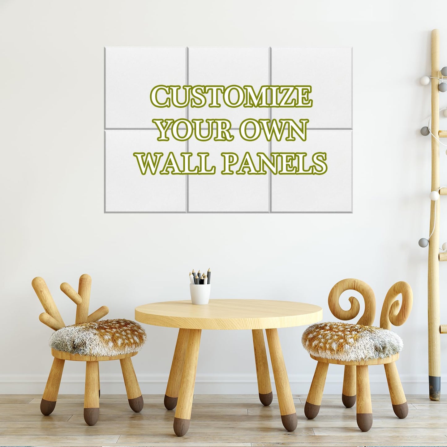 Personalized Soundproof Wall Panel, Custom Art Acoustic Panels Customized Acoustic Pannel Wall Art for Living Room Home & Office Decor 12 Inch X 12 Inch X 0.4 Inch (35.4INCH*23.6INCH 6PCS)