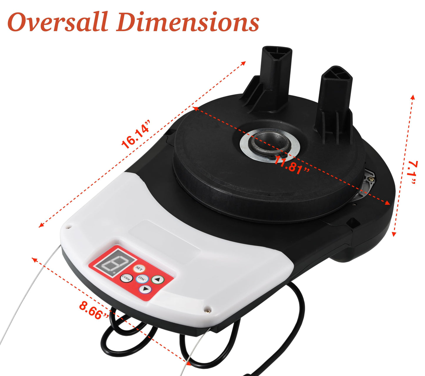 Bulipu Automatic Roll Up Door Opener,Commerial Garage Roller Door Opener with 4 Remote Powerful 1000N Motor 22m² Rolling OZ