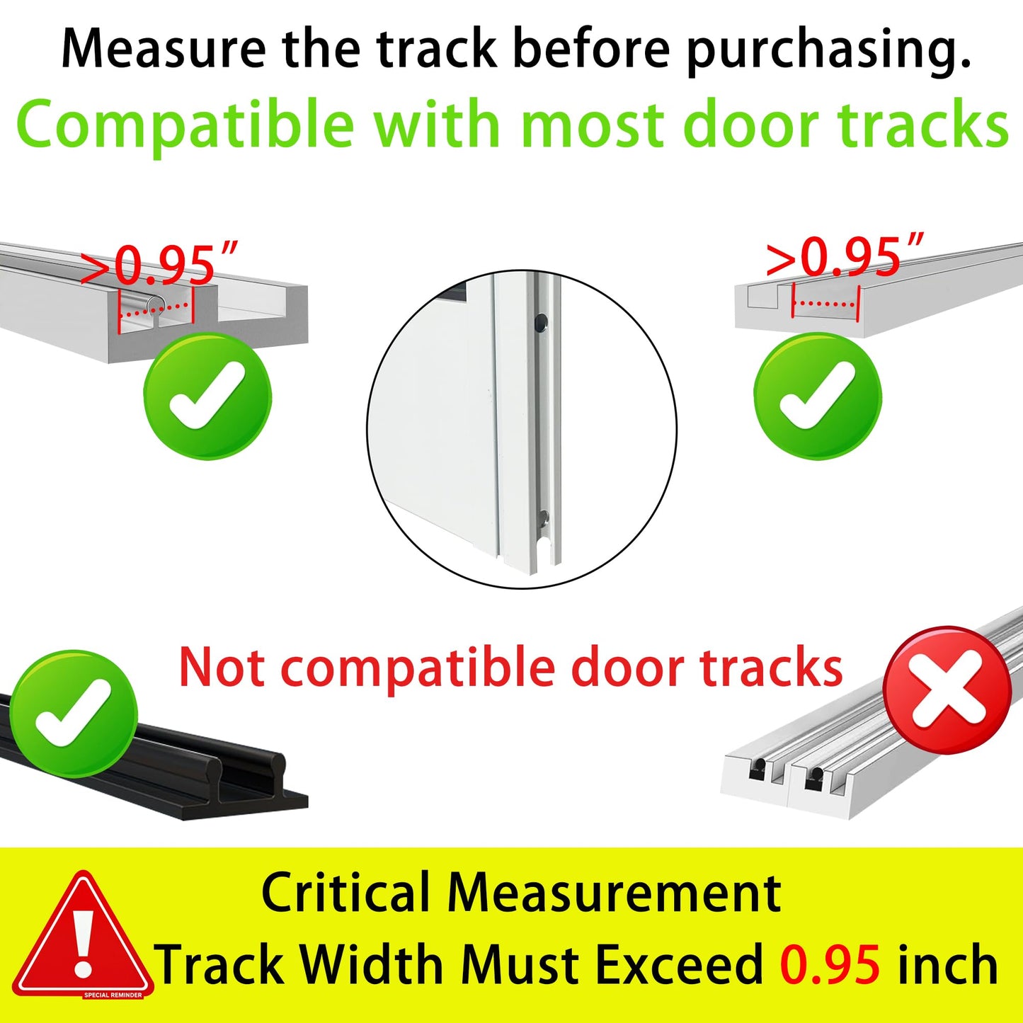 Extra Large Dog Door for Sliding Door,Adjustable Height 75.98"-81.1",Dog Door for Sliding Glass Doors XL,All-Metal Framed & Panel with Rotating Screws Can Slide Up and Down Along The Track
