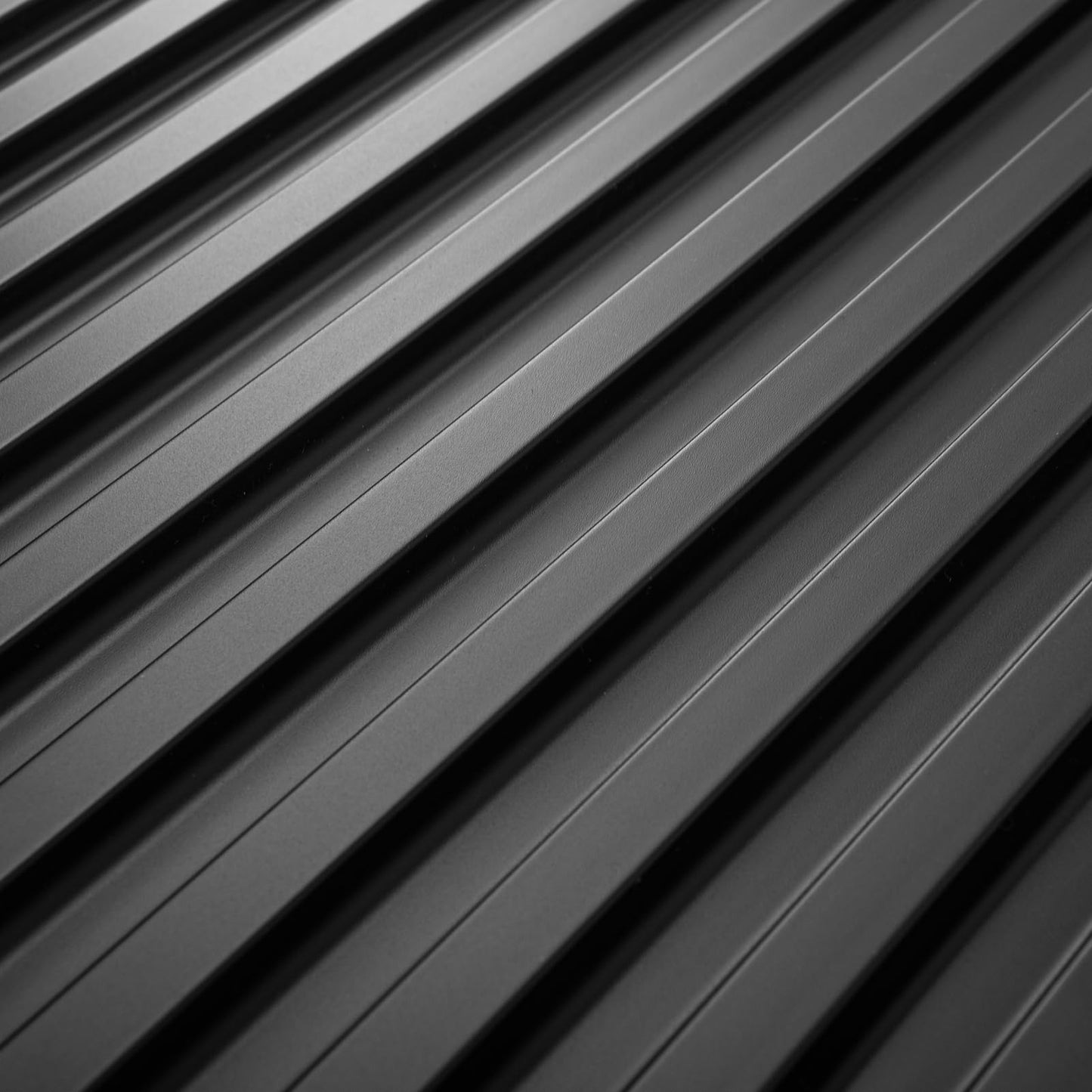 Art3d 6-Pack Slat Design 3D Wall Panels for Interior Wall Decor, 2x4 FT PVC Decorative Drop Ceiling Tiles - Black
