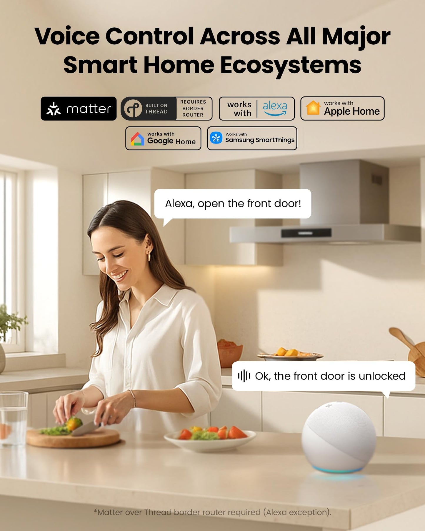Lockin Veno Smart Deadbolt Lock with Dual Swappable Batteries for 14-Month Extended Power, Palm Vein & Fingerprint Keyless Entry, Built-in Wi-Fi, Doorbell, App Remote Control, IP65 Waterproof