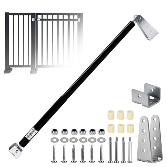 Upgraded TB200B Hydraulic Door Closer Set, Heavy-Duty Outdoor Type, Suitable for Weight 50 to 140 Pounds, Width 40 to 64 Inches, Suitable for Farms, Ranches, Fences, Warehouses, Stadiums, Courtyards