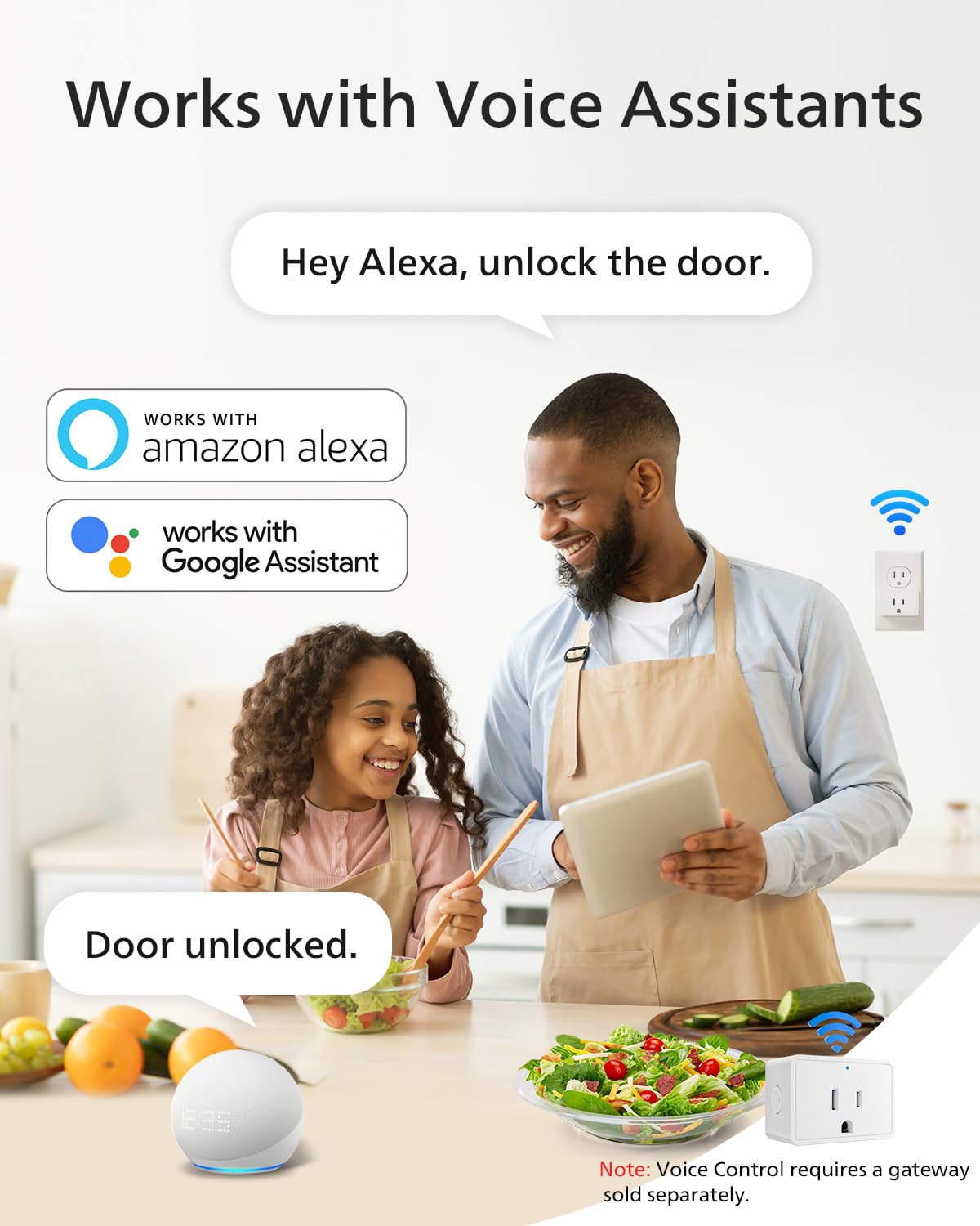 Philips Smart Lock with Handles, Keyless Entry Door Lock Set, Keypad Door Lock with 2 Level Handles, Digital Keypad Deadbolt for Front Door, App Fingerprint PIN Code Unlocking, Auto Locking