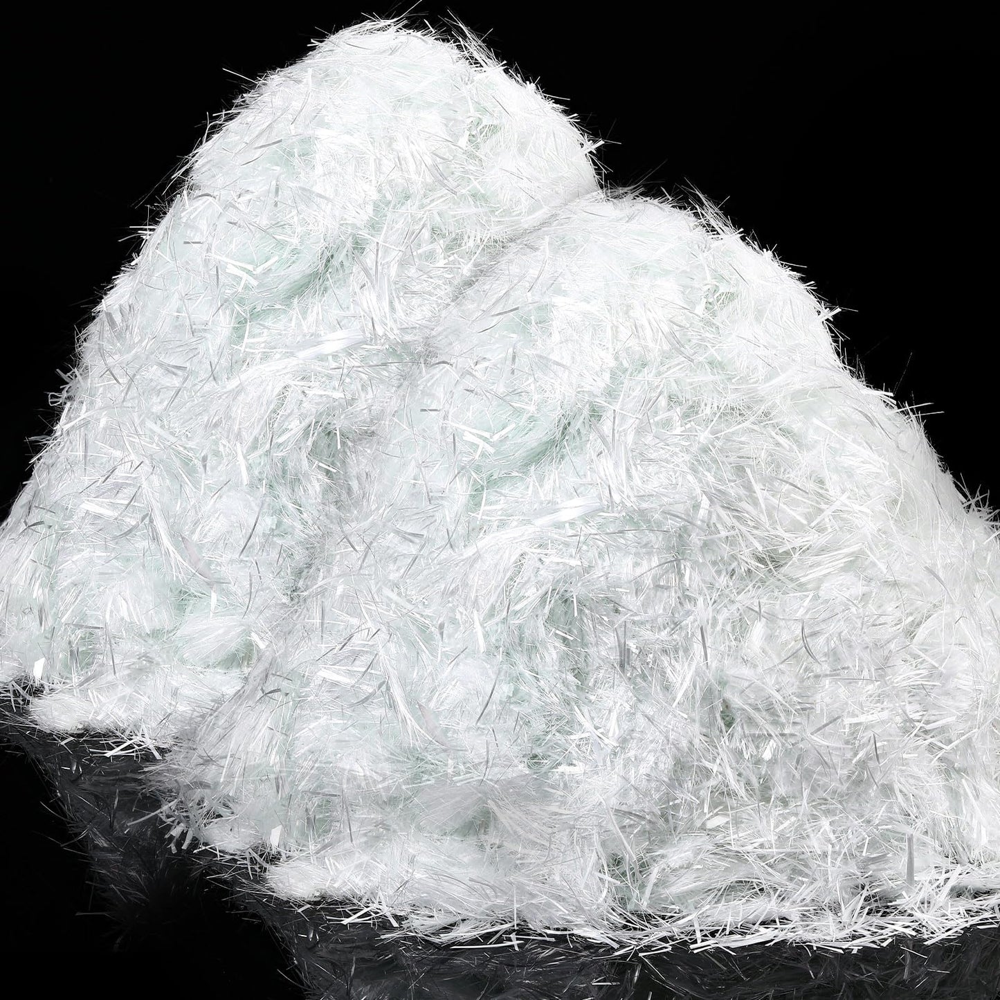 Frienda 6.6 Lb Fiberglass for Concrete Cement Mortar Mix Reinforcement Anti Seepage Anti Cracking Glass Fibers Concrete White Fiber Glass for Concrete Building Walls Garden Floor, 0.75 Inches/ 19 mm