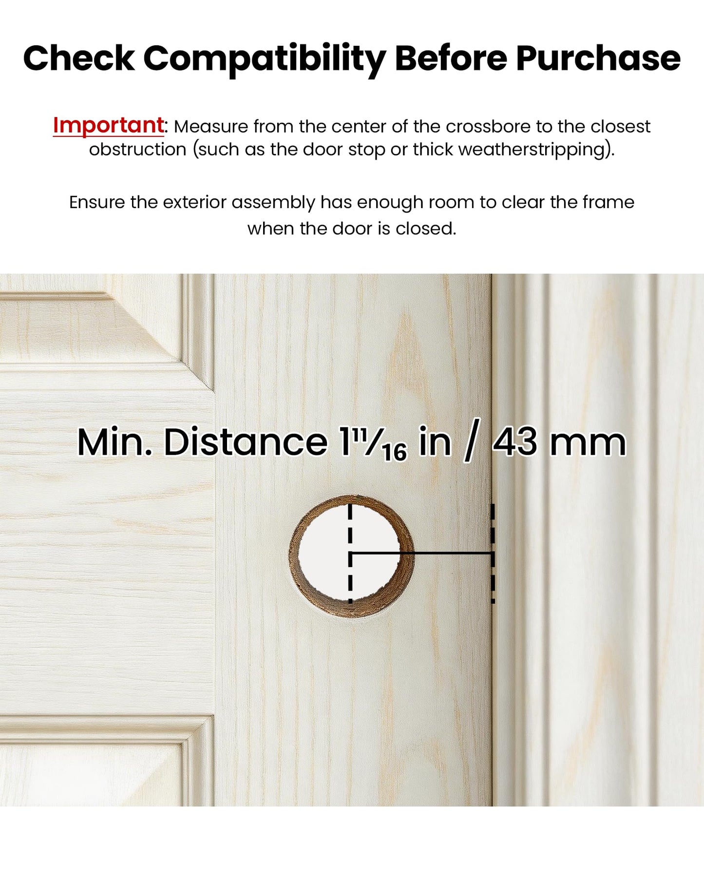 Lockin Veno Palm Vein Smart Lock with Built-in Wi-Fi, 7-Month Battery, Matter Compatible, Palm Vein & Fingerprint Unlock, Keyless Entry, App Control, Auto-Lock, PIN Code, ANSI Grade 2, IP65 Waterproof