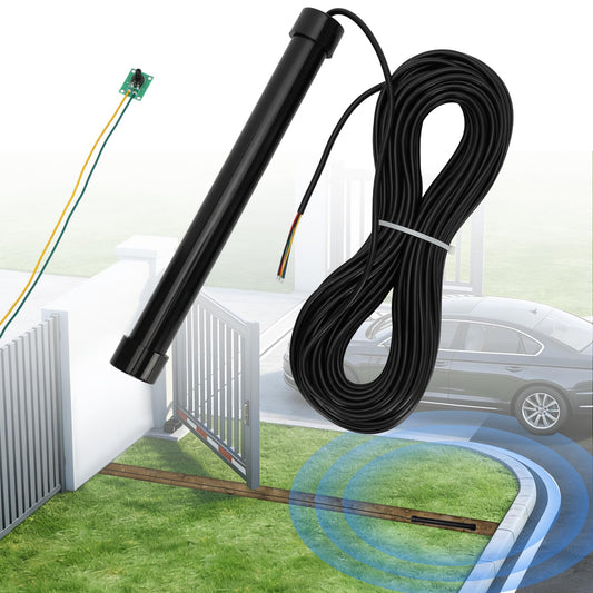 Vehicle Exit Sensor for Automatic Gate Opener with 100 ft Cable, Compatible with Mighty Mule, Ghost Controls, LiftMaster Vehicle Door Opening Systems